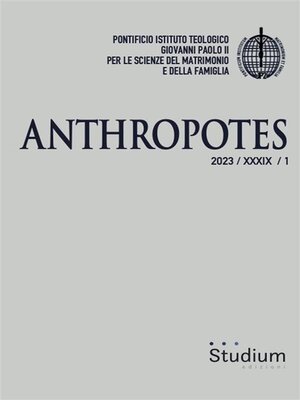 cover image of Anthropotes 2023 / XXXIX / 1